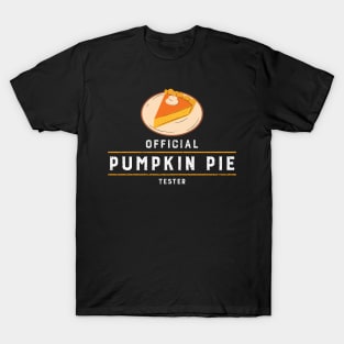 Official Pumpkin Pie Tester T-Shirt